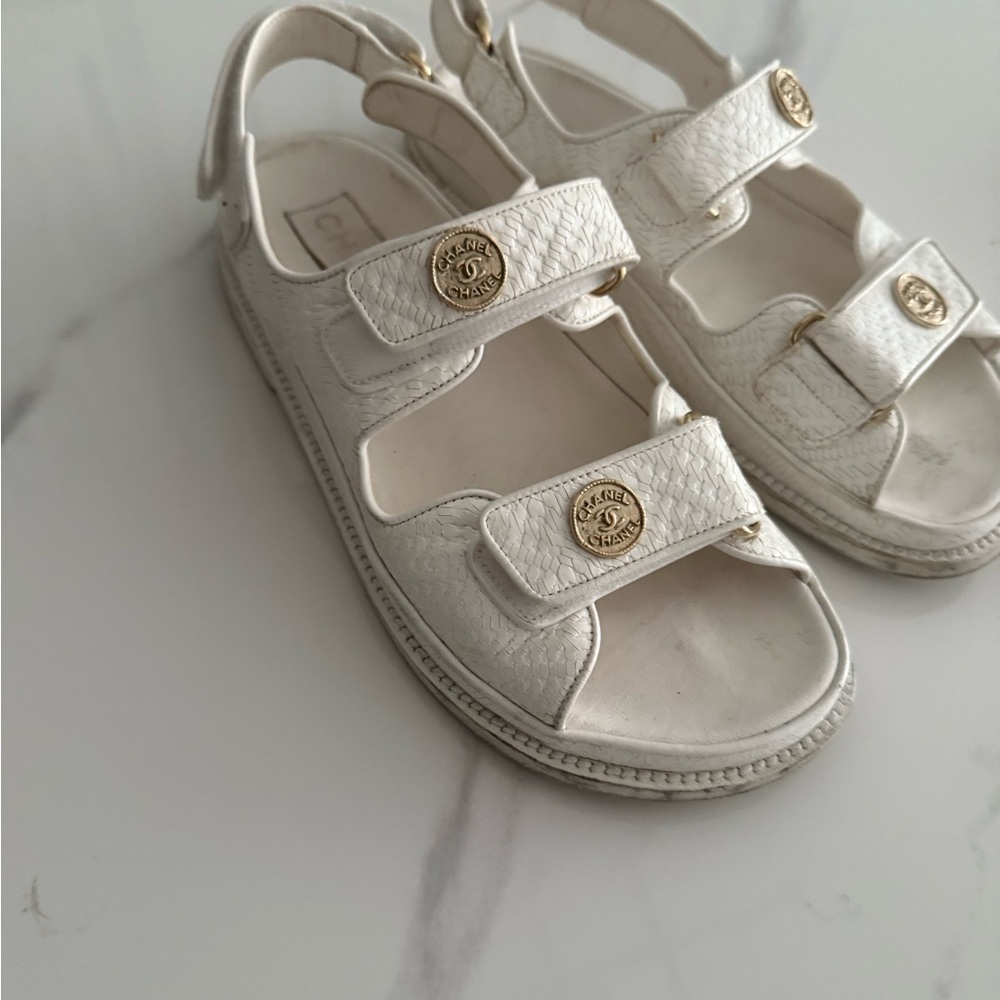 Chanel Dad Sandals 37.5